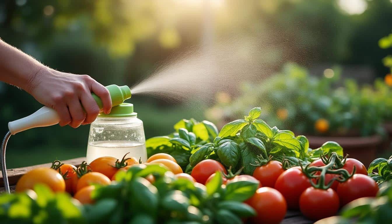 Comment utiliser un brumisateur dans un potager pour l'humidité des plantes du jardin