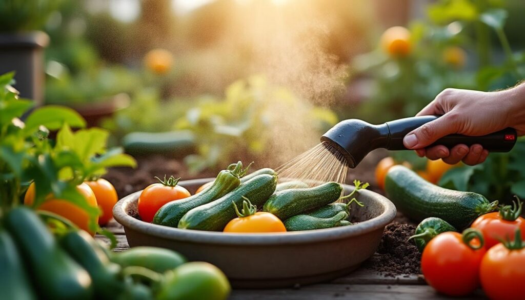 Prévention des maladies du feuillage grâce au brumisateur dans votre potager