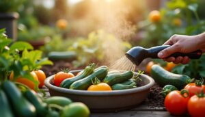 Prévention des maladies du feuillage grâce au brumisateur dans votre potager