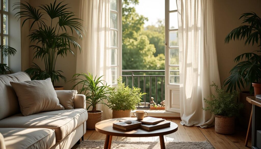 Optimiser l’ambiance intérieure avec des rideaux laissant passer la lumière naturelle