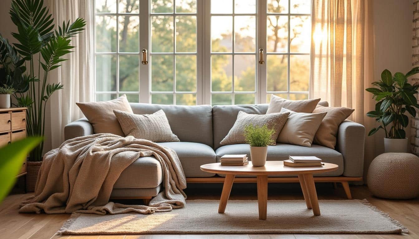 Intégrer un store textile à une décoration scandinave harmonieuse