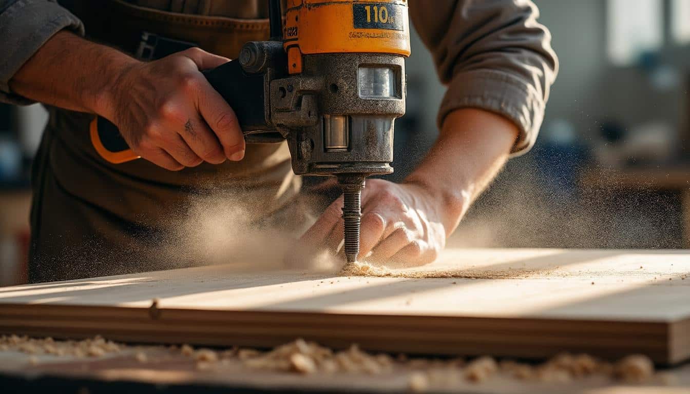 Illustration: Comprendre le fonctionnement d’une scie à panneaux en position verticale