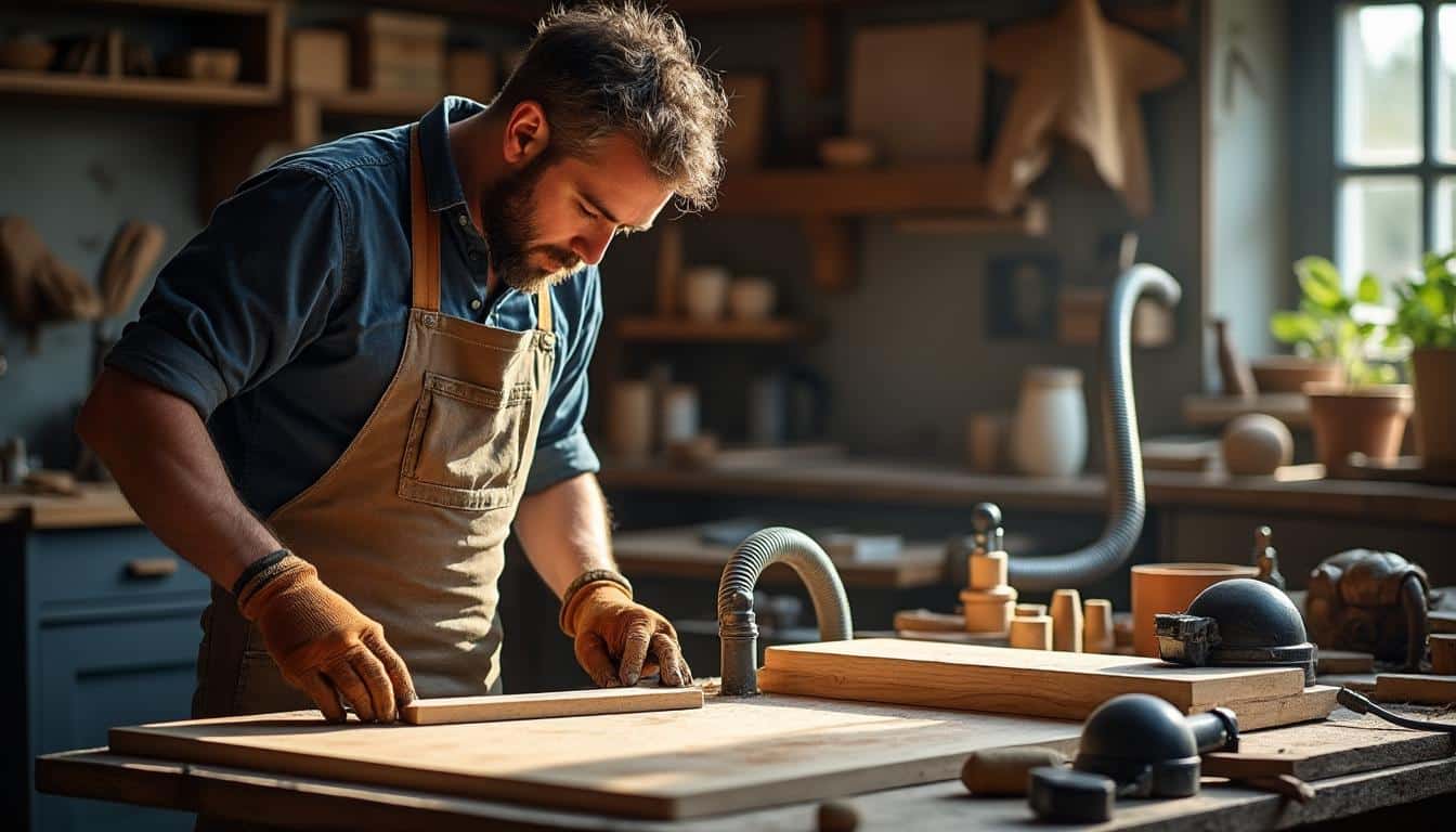 Illustration: Les accessoires indispensables pour optimiser l’utilisation de la scie à panneaux verticale