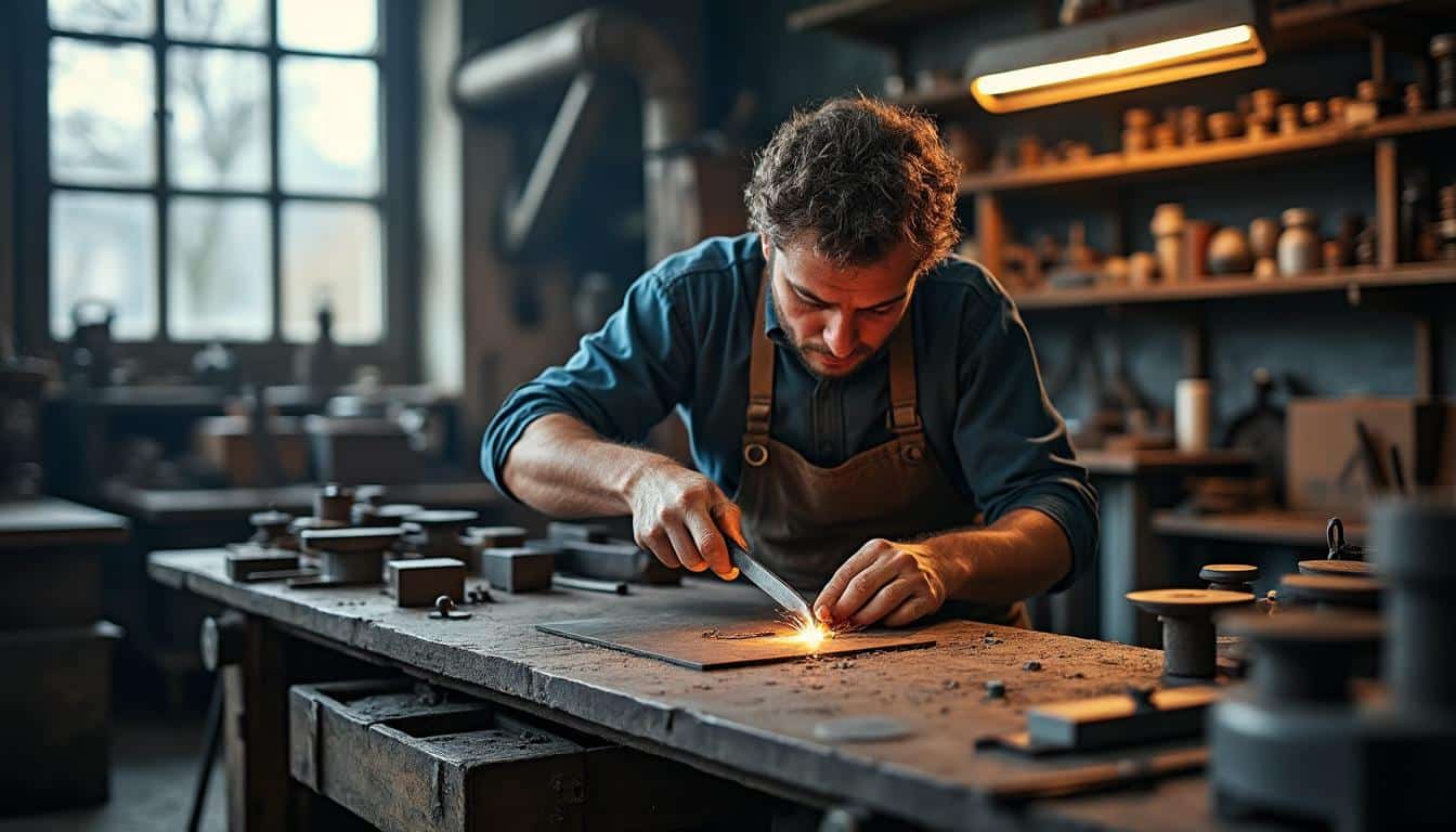 Illustration: Pourquoi opter pour une scie à ruban métal d’occasion : avantages et précautions