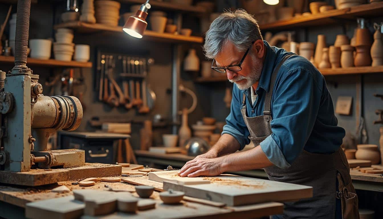 Illustration: Pourquoi choisir une scie à ruban Scheppach pour votre atelier ?