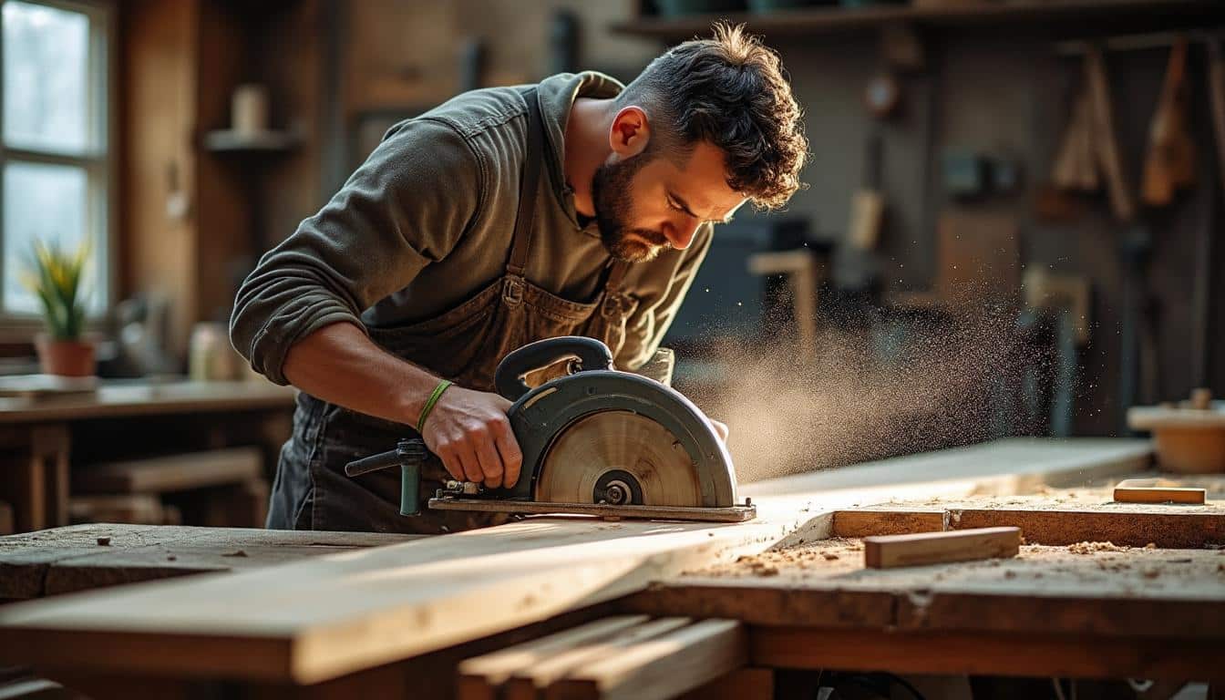 Scie circulaire à grande profondeur de coupe : guide complet et choix