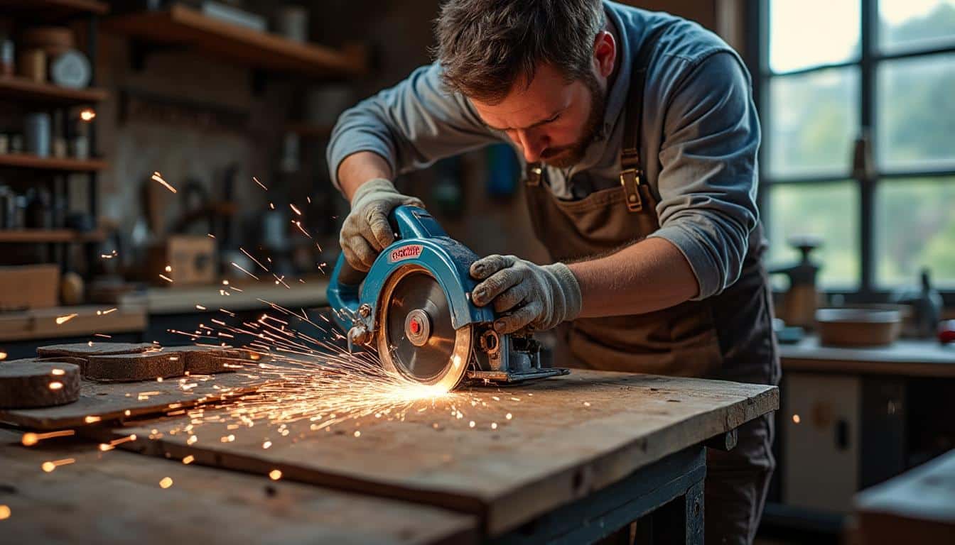 Scie circulaire PKS55A Bosch : Précision et performance pour vos découpes