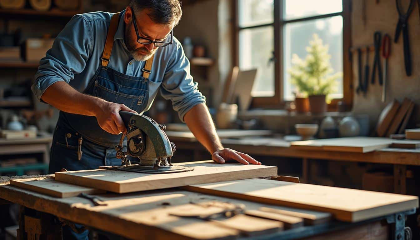 Illustration: Comprendre le rôle et le fonctionnement de la scie plateau dans un atelier