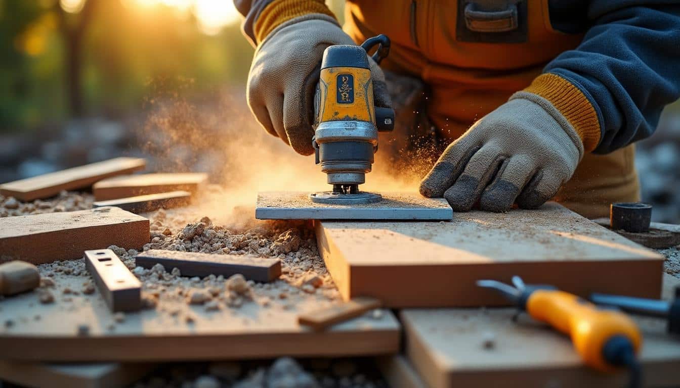 Illustration: Les usages variés de la scie plateau pour scier bois, maçonnerie et autres matériaux