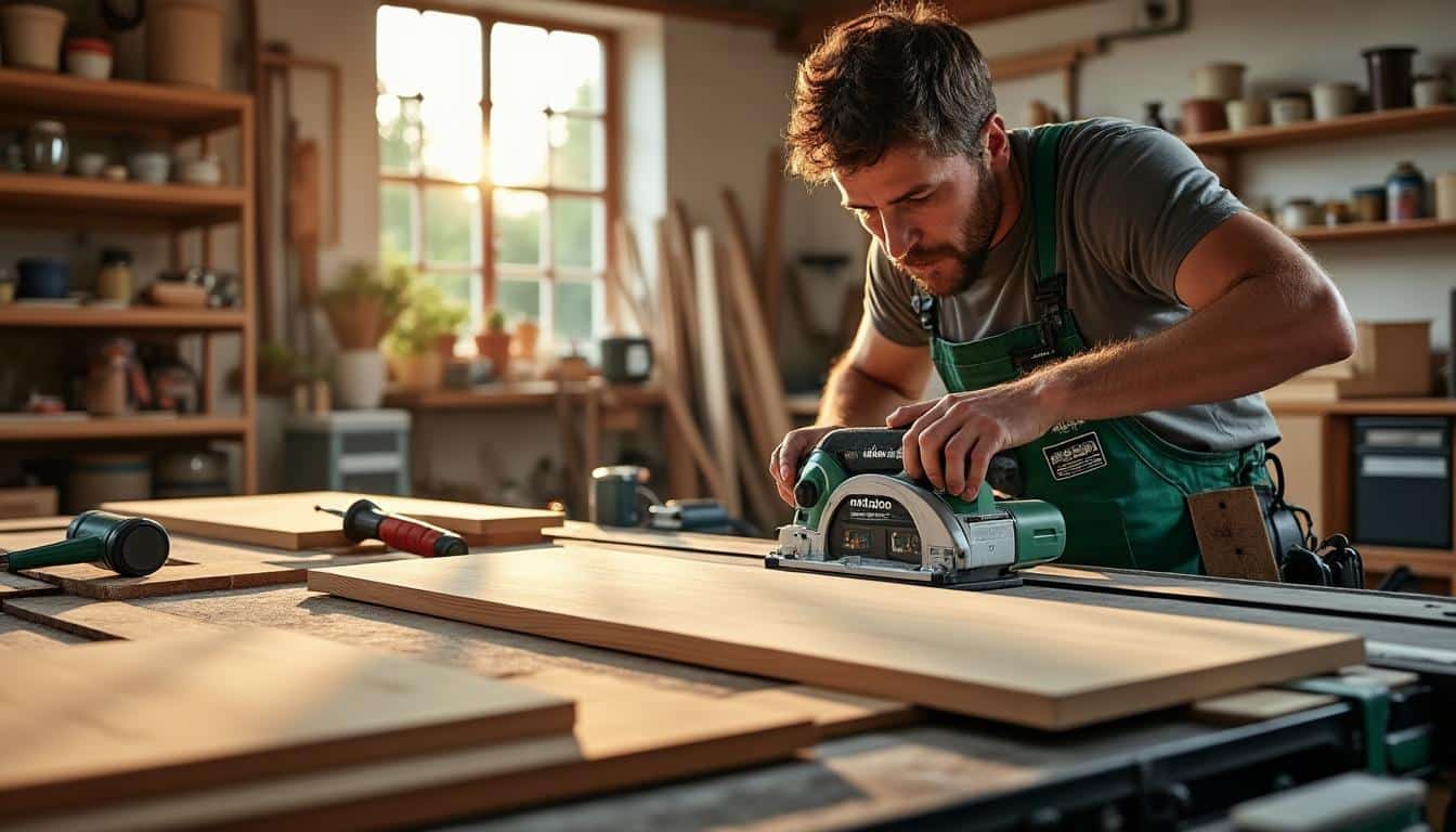 Illustration: Comment fonctionne la scie sur table Metabo TS 254 M et ses équipements intégrés