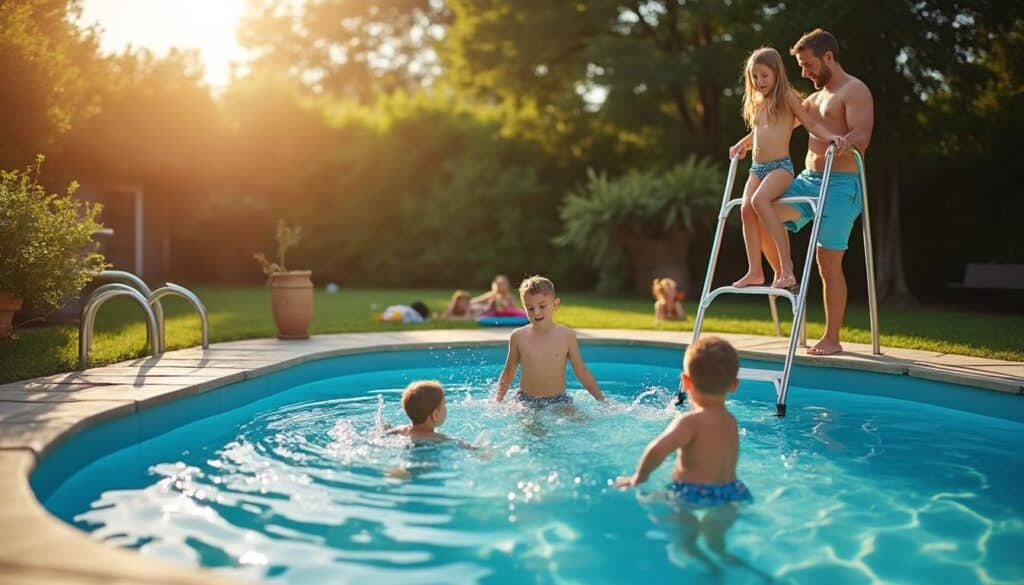 Échelle de piscine hors sol : guide complet pour un accès sûr et pratique