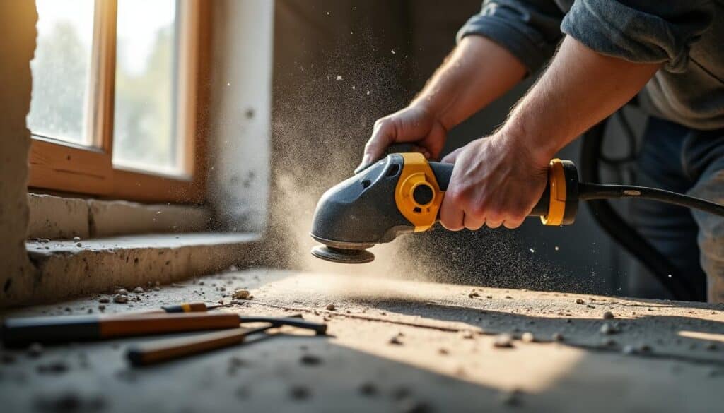 Percer un mur en béton sans percussion : méthode et conseils