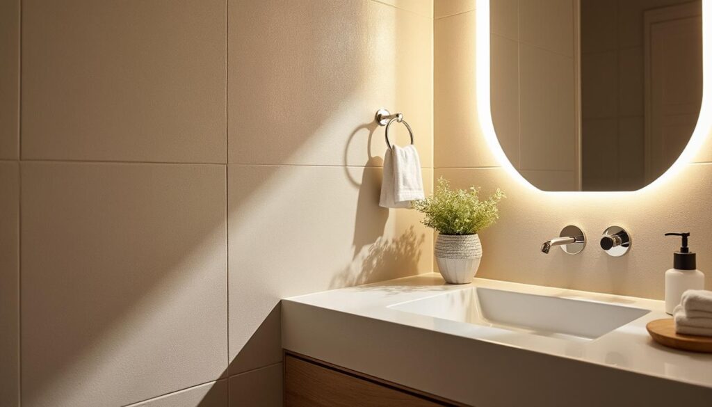 Applique murale de salle de bain : éclairage sûr et design