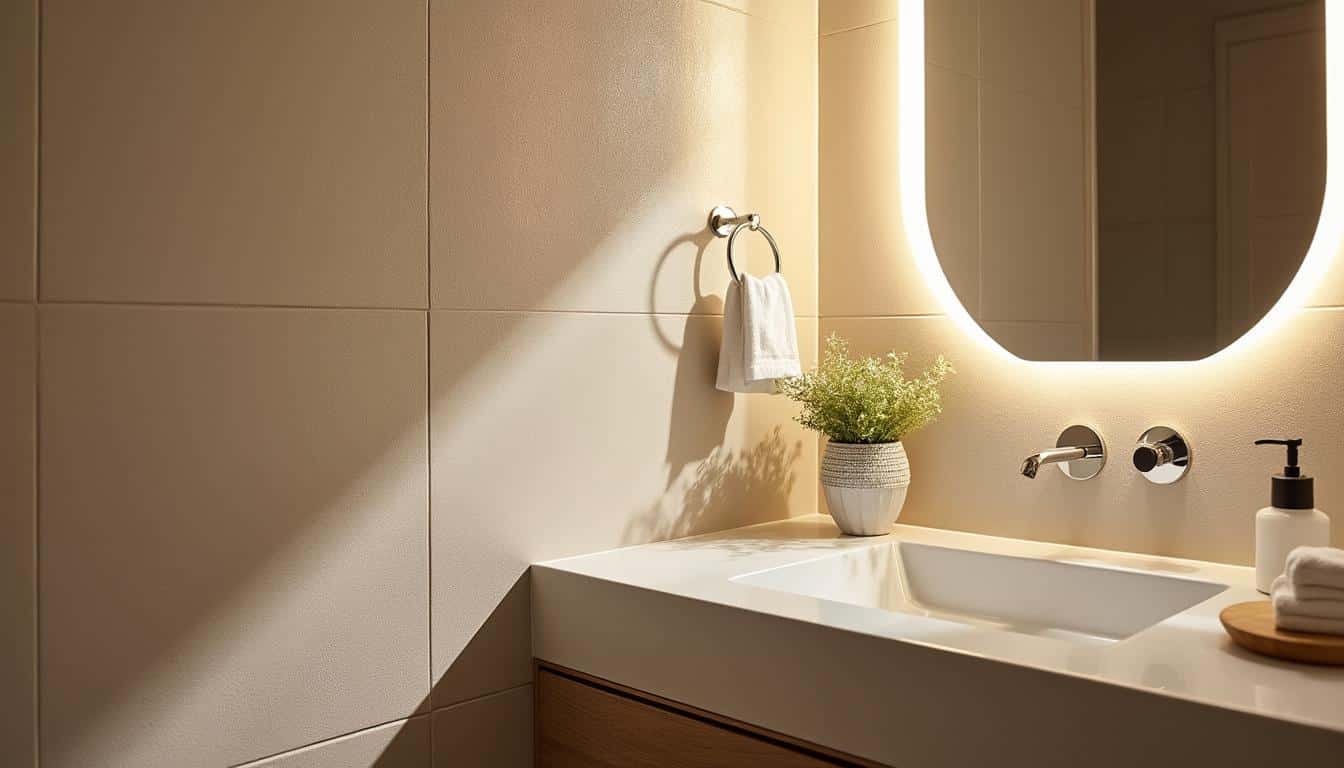 Applique murale de salle de bain : éclairage sûr et design