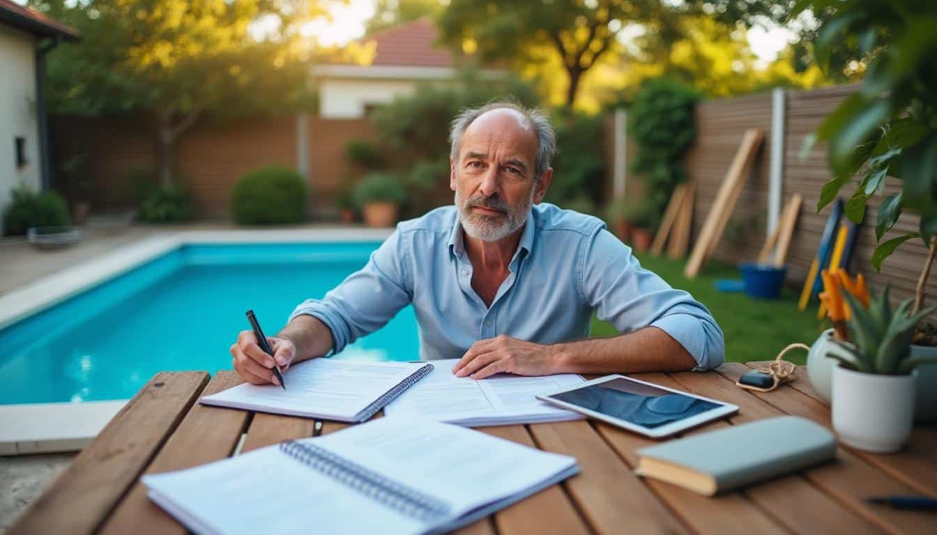 Illustration: Comment réaliser la déclaration de votre piscine hors sol auprès des services d’urbanisme