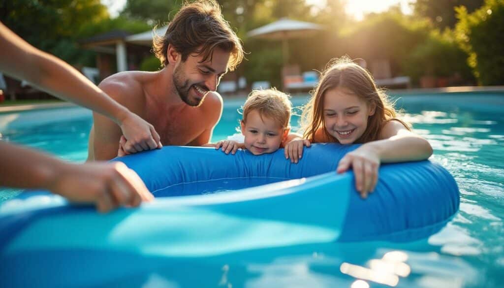 Enrouleur de bâche piscine hors sol : simplicité et protection optimales