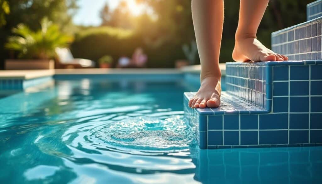 Escalier de piscine hors sol : sécurité et confort garantis