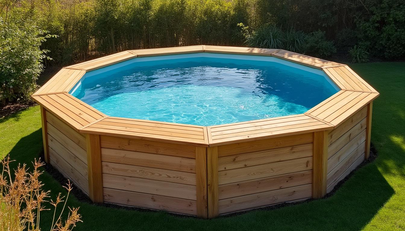 Illustration: Comprendre les spécificités des piscines hors sol en bois à forme octogonale