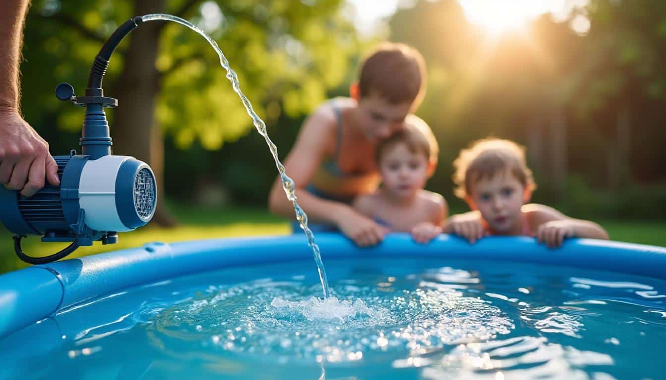 Illustration: Pourquoi une pompe bien dimensionnée transforme votre piscine hors sol de 10m3