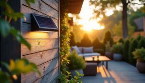 Applique murale solaire pour extérieur : éclairage écologique et pratique