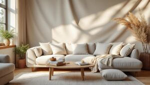 Appliques murales en tissu : élégance et lumière douce pour intérieur