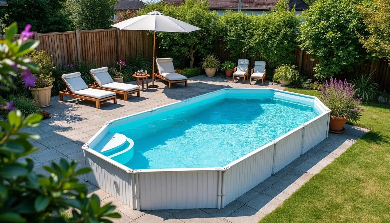 Illustration: Les différents types de bâches adaptées aux piscines octogonales hors sol