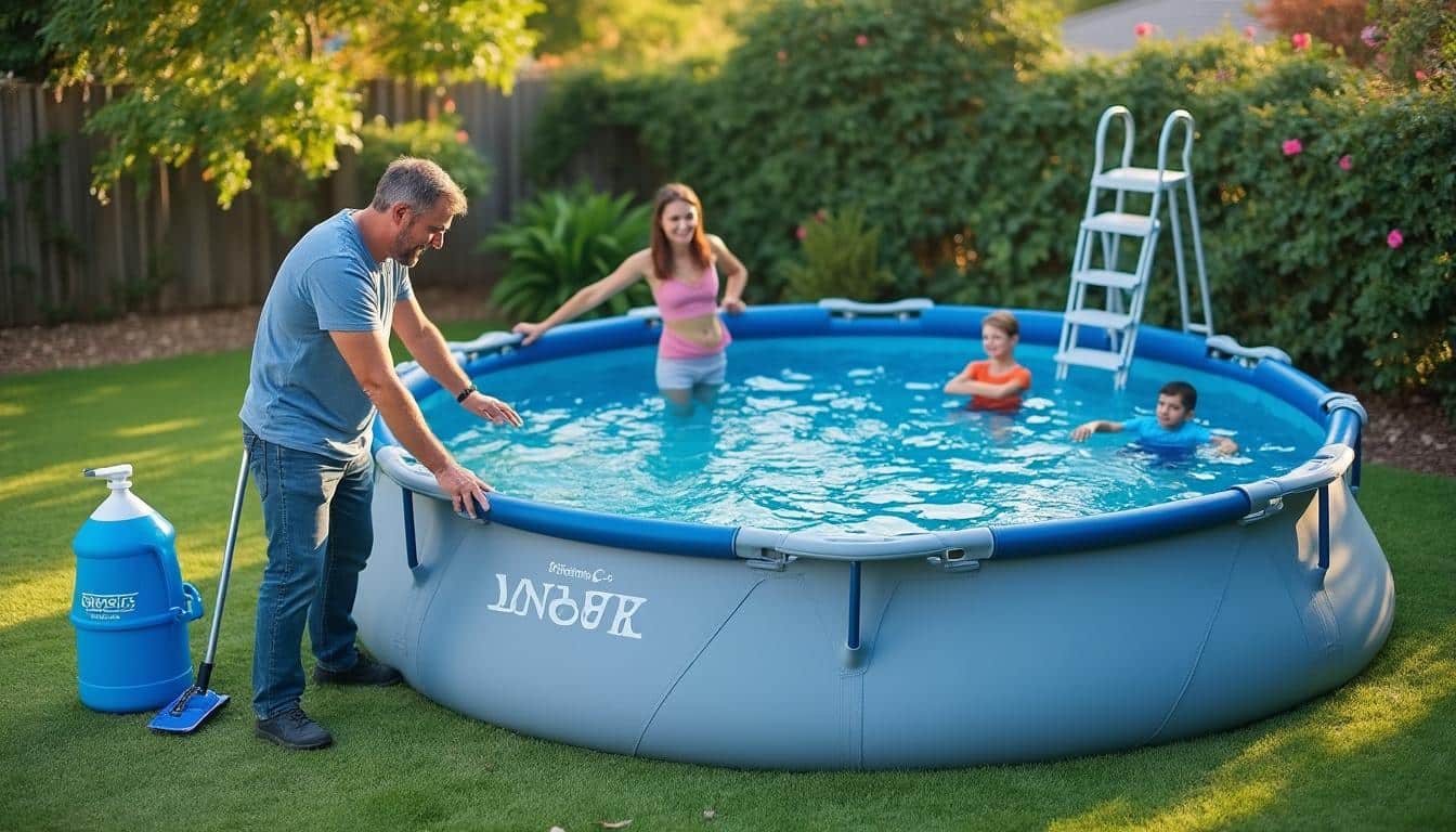 Illustration: Comprendre les spécificités des piscines hors sol Intex pour un bon entretien