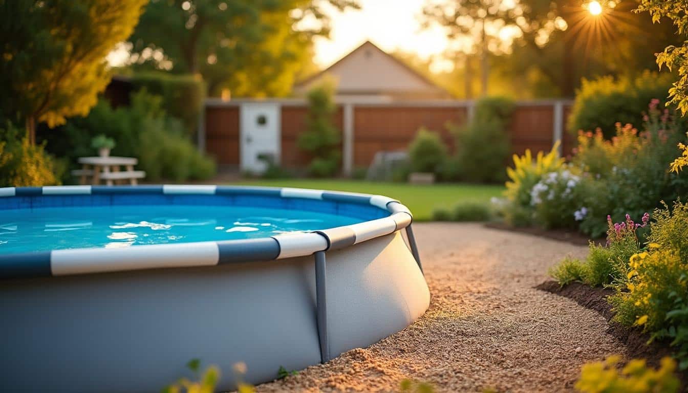 Illustration: Pourquoi bien préparer et niveler le terrain avant de poser une piscine hors sol Intex ?