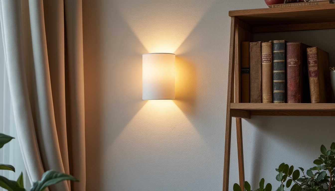 Applique murale en porcelaine : élégance et lumière douce pour votre intérieur