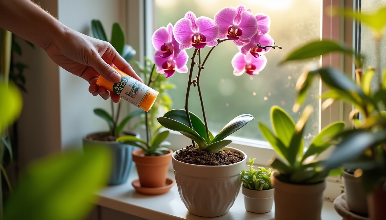 Illustration: Pourquoi un engrais spécifique est essentiel pour la santé de vos orchidées