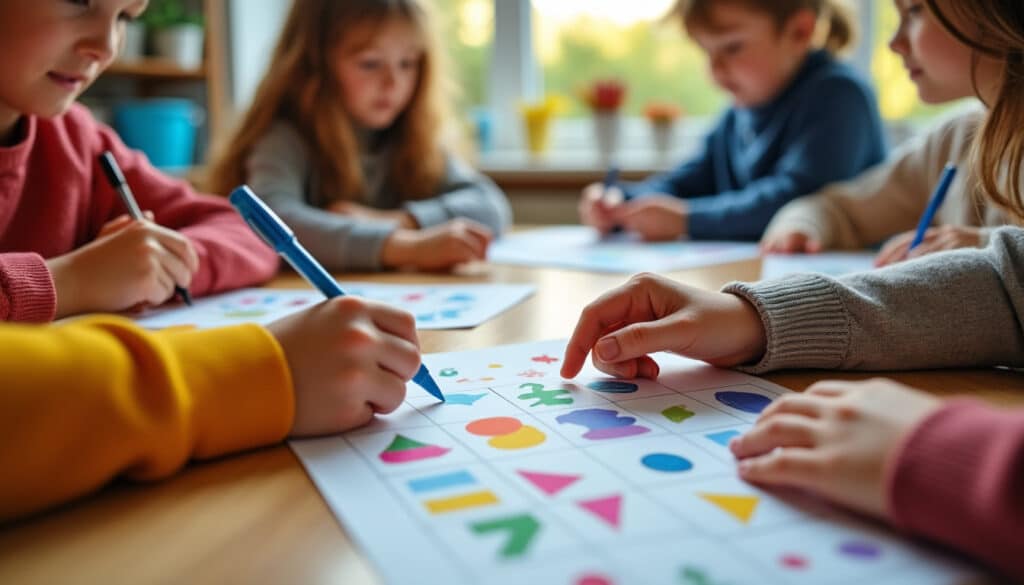 Feuille de pictogrammes : outil simple pour faciliter la communication